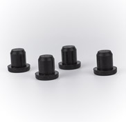 Accessoires                    Rubberen voetjes voor grondplaat